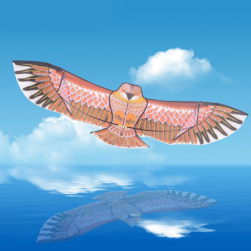 1.1m 3D Flat Eagle Kite – Large Flying Bird Kite for Kids, Outdoor Cloth Toy, Random Color