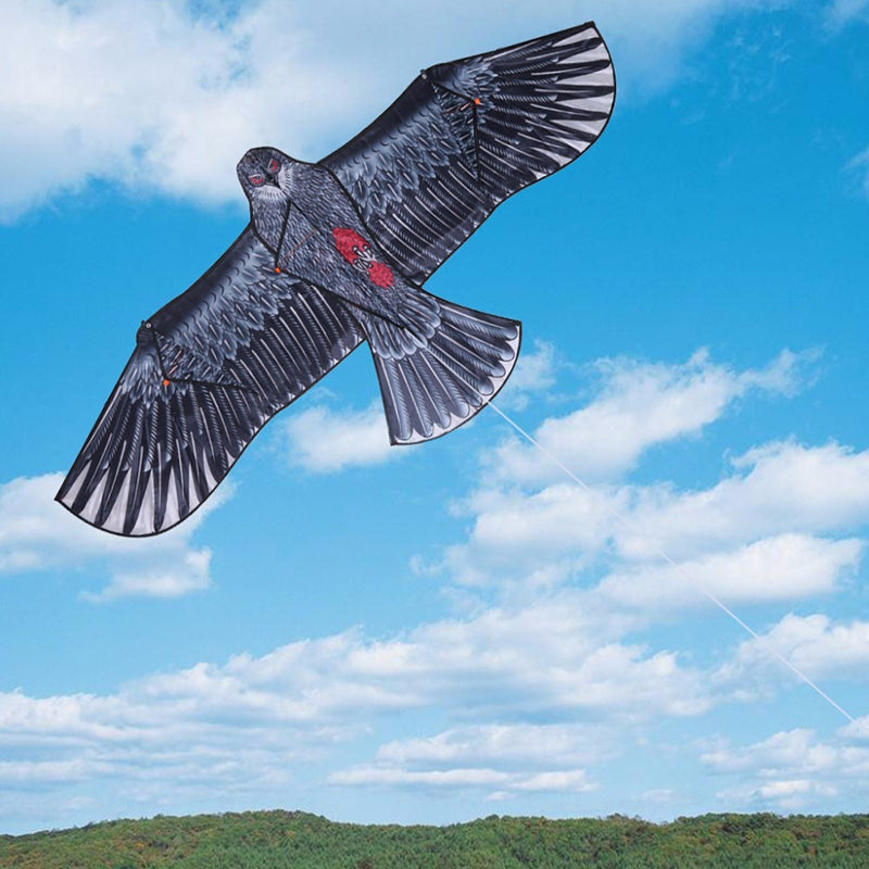 1.1m 3D Flat Eagle Kite – Large Flying Bird Kite for Kids, Outdoor Cloth Toy, Random Color