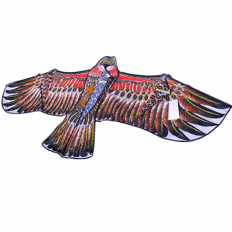 1.1m 3D Flat Eagle Kite – Large Flying Bird Kite for Kids, Outdoor Cloth Toy, Random Color