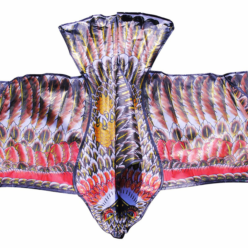 1.1m 3D Flat Eagle Kite – Large Flying Bird Kite for Kids, Outdoor Cloth Toy, Random Color
