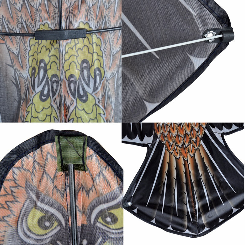 1.1m 3D Flat Eagle Kite – Large Flying Bird Kite for Kids, Outdoor Cloth Toy, Random Color